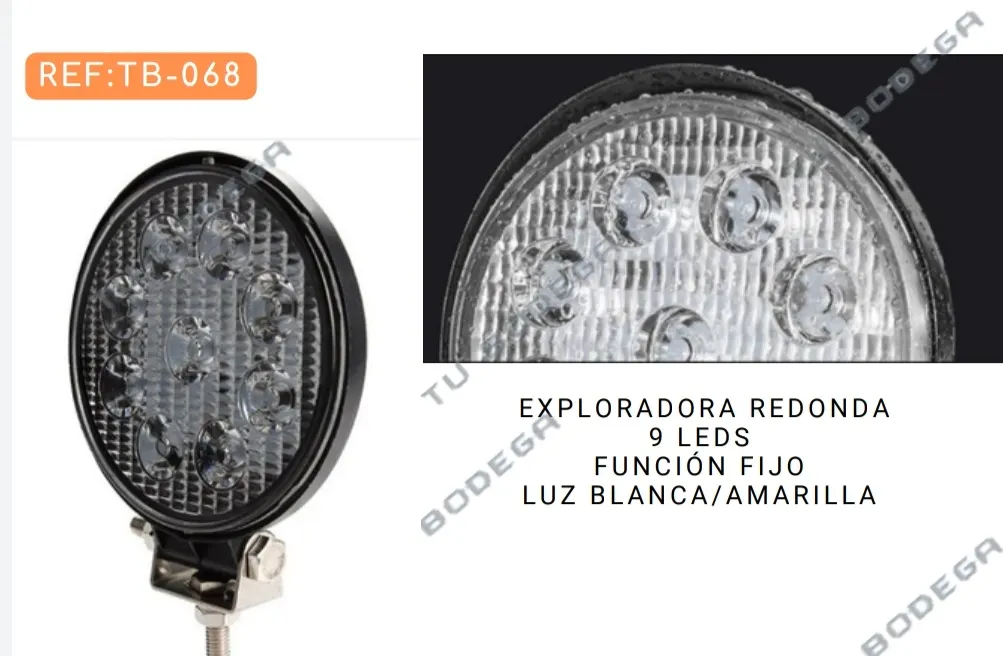 Referencia TB068 iluminación LED