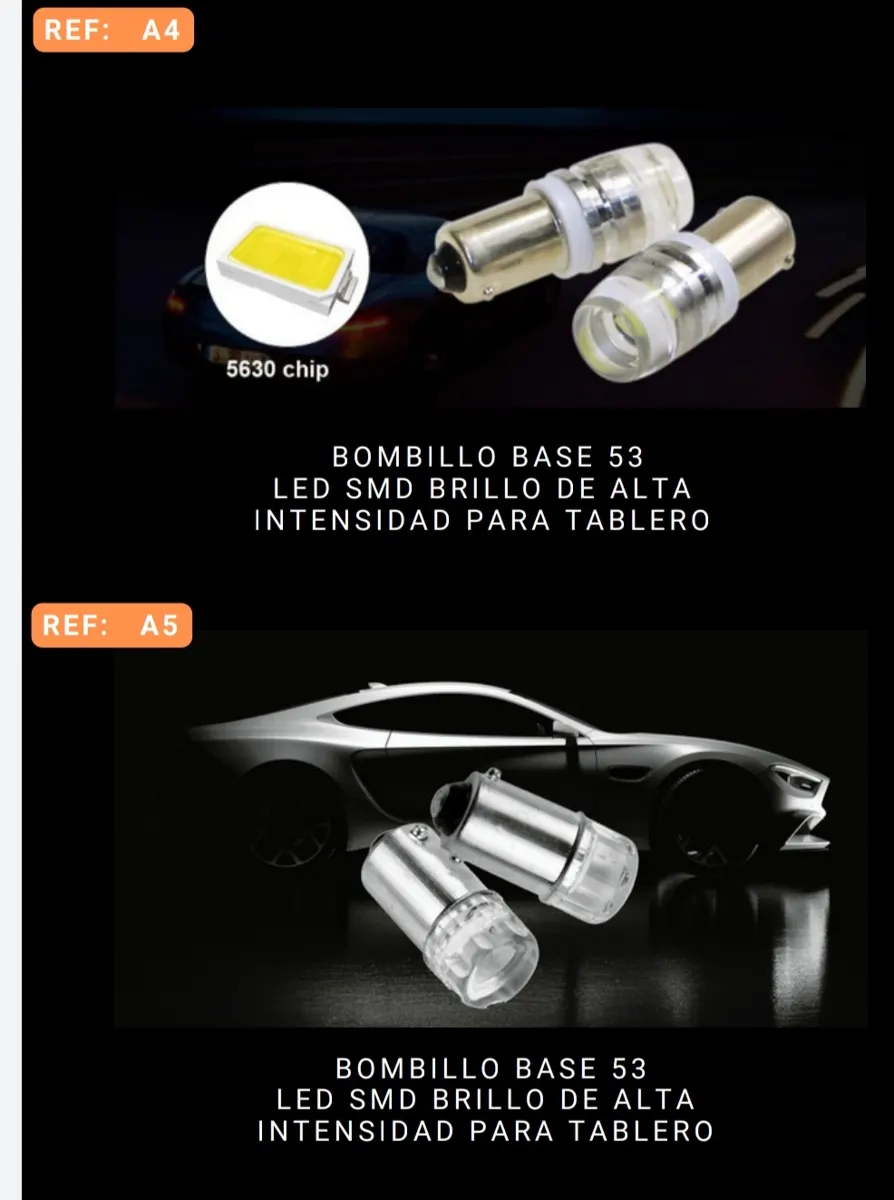 Referencia A4 iluminación LED