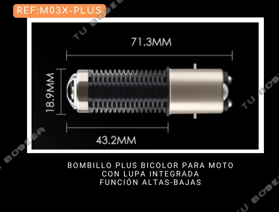 Referencia M03XPLUS iluminación LED