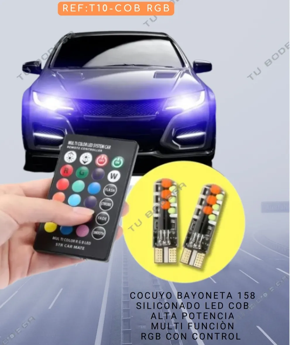 Referencia T10RGB iluminación LED